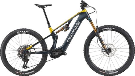 Cannondale Moterra SL 1 12V 600Wh Shimano 85Nm MX volledig geveerde elektrische mountainbike (29/27,5'') Blauw/Geel