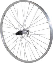 Roue vtt 26  arriere alu moy blocage cassette 9-8v.