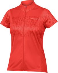 Hummvee Ray Dames Jersey Korte Mouw Granaatappel Rood