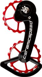 Jaula de cambio Ceramicspeed OSPW Sram eTap 11S roja