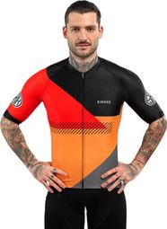 Maillot vélo manches courtes homme Cyclisme M2 California Orange Vif