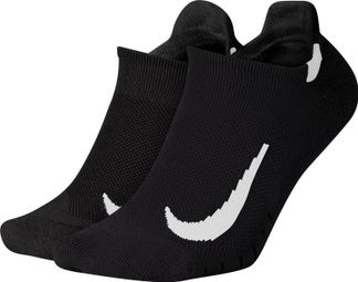 Sokken (x2) Nike Multiplier Zwart Unisex