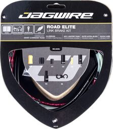 Kit Câble et Gaine Route Jagwire Road Elite Link pour Freins Rouge