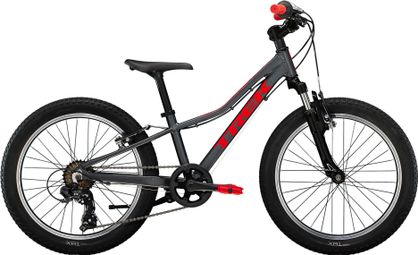 VTT Enfant Trek Precaliber Shimano Tourney 7V 20'' Gris Lithium / Rouge 2023