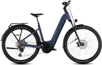 Cube Nuride Hybrid EXC 800 Easy Entry Electric Trekking Bike Shimano Deore/Deore XT 12S 800 Wh 29'' Jeans Blue 2026