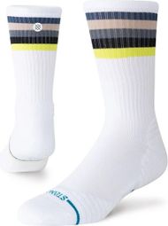 Chaussettes Stance Line Up Mid Ribbed Crew Blanc/Multicolore