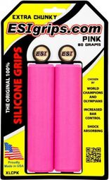 Pair of Grips ESI Extra Chunky Pink 34 mm Rose