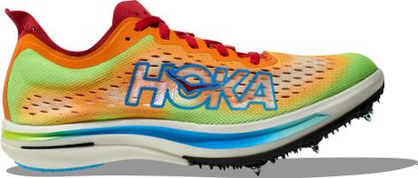 Chaussures Athlétisme Hoka Cielo FlyX Orange Rouge Bleu Unisexe