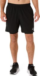 Pantaloncini Asics Core Run 7in Black Uomo 2 in 1