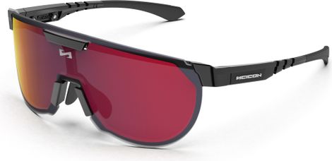 Lunettes Aerotrail Noir Brillant / Miroir Rouge Scicon Sports