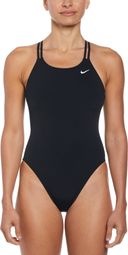 Nike Women's Modern Spiderback On Black One Piece Swimsuit