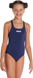 Arena Team Swim Pro Solid Blue Girls One-Piece Swimsuit