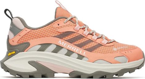Zapatillas de senderismo Merrell Moab Speed 2 Gore-Tex naranja/gris para mujer