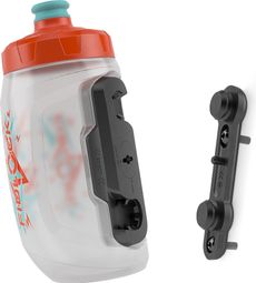 Bidón Fidlock Twist 450 Kids 450 ml + Base Bicicleta Naranja Azul