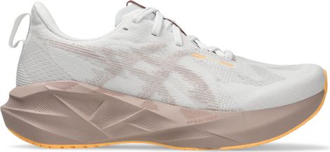 Chaussures Running Asics Novablast 5 Blanc/Orange Femme