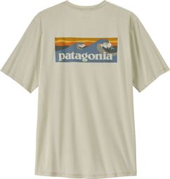Camiseta Patagonia Capilene Cool Daily Boardshort con logotipo en blanco para hombre