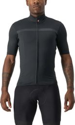 Maillot Manches courtes Castelli Pro Thermal Mid Noir 