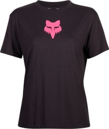 Fox Head Women's Short Sleeve T-Shirt Black / Pink