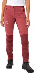 Pantalones de travesía para mujer Vaude Elope Rojo