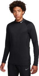 Nike Pro Zwart Heren Thermisch Trui met lange mouwen