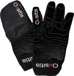 Handschoenen met Oxsitis Evo bescherming Zwart Rood