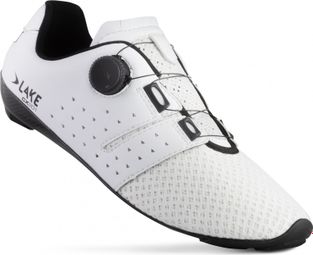 Chaussures de Route Lake CX201 Blanc / Noir