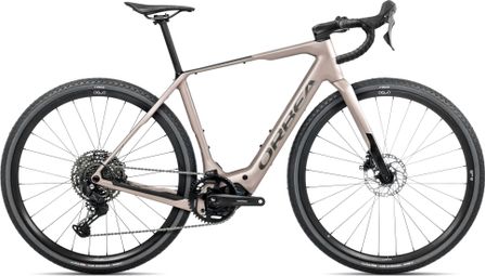 Vélo de Gravel Électrique Orbea Denna M40 Shimano Cues 11V 420 Wh 700 mm Beige Nickel 2025