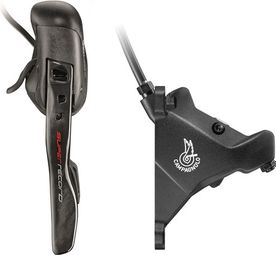 Campagnolo Hydraulische Vorderrad-Bremsanlage Linker Hebel Campagnolo Super Record EPS Disc 160 mm Schwarz