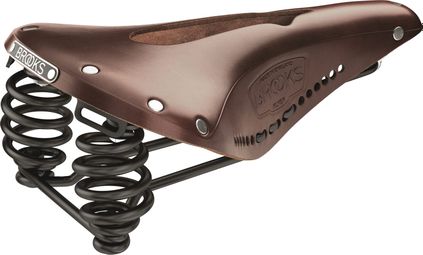 Brooks England Selle vélo Flyer Carved A. brown