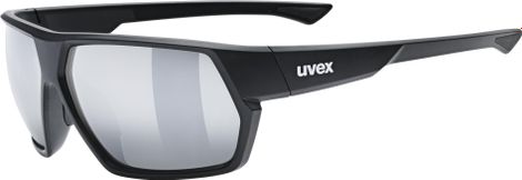 Uvex Sportstyle 238 Zwart/Spiegel Zilver