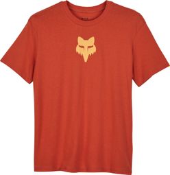 T-Shirt Manches Courtes Fox Head Femme Orange