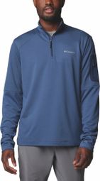 Columbia Tech 1/4 Zip Blau Technisches T-Shirt