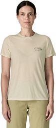 Patagonia Cap Cool Trail technisch T-shirt voor dames, beige