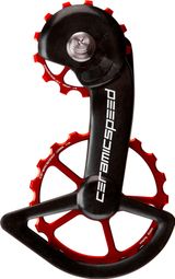 Massetto di ceramica OSPW rivestito Shimano Dura Ace R9100 / 9150 Ultegra 8000SS / 8050SS rosso