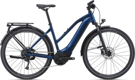 VTC Électrique Giant Explore E+2 STA Shimano Alivio 9V 500 Wh 700 mm Metallic Navy