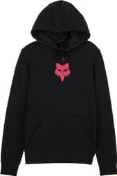 Fox Fox Head Women's Hoodie Black/Pink