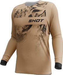 Camiseta de manga corta para MTB Shot Station Charge Oro para adulto