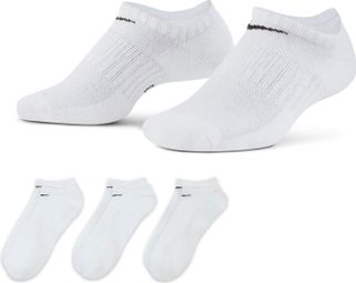 Socks (x3) Unisex Nike Everyday Cushioned White