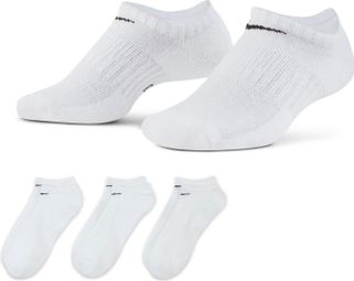 Calcetines (x3) Unisex Nike Everyday Amortiguados Blanco