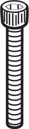 Thule 50616 Vis M6x55mm pour RideOn