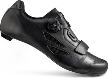 Chaussures de Route Lake CX218-X Noir / Gris - Version Large