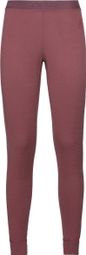 Odlo Natural 100% Merino Warm Lange Sporthose Rot Damen