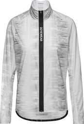 Gore Wear Spinshift Pixel windjack voor dames, wit/grijs