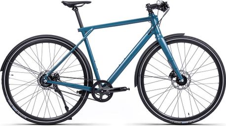 VELO URBAIN ELLIPSE M1 - COURROIE - SHIMANO ALFINE 8V - BLEU PETROLE