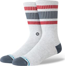 Calzini Stance Boyd Pop Stitch Crew Grigio/Rosso