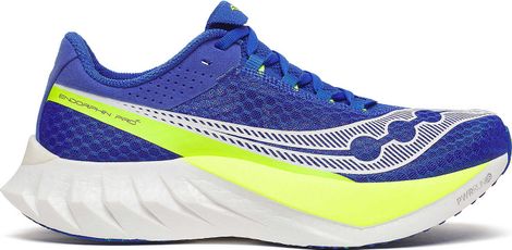 Running shoes Saucony Endorphin Pro 4 Blue/Yellow Man