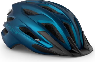 MET Crossover Mips Blue Metallic Matt Helmet