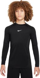 Nike Dri-Fit Pro Langarm Trikot Schwarz Jungen