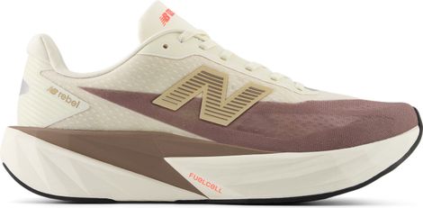 Chaussures Running New Balance FuelCell Rebel v5 Beige/Marron Homme