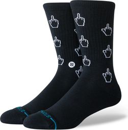 Stance Cursor Crew Socks - Black
